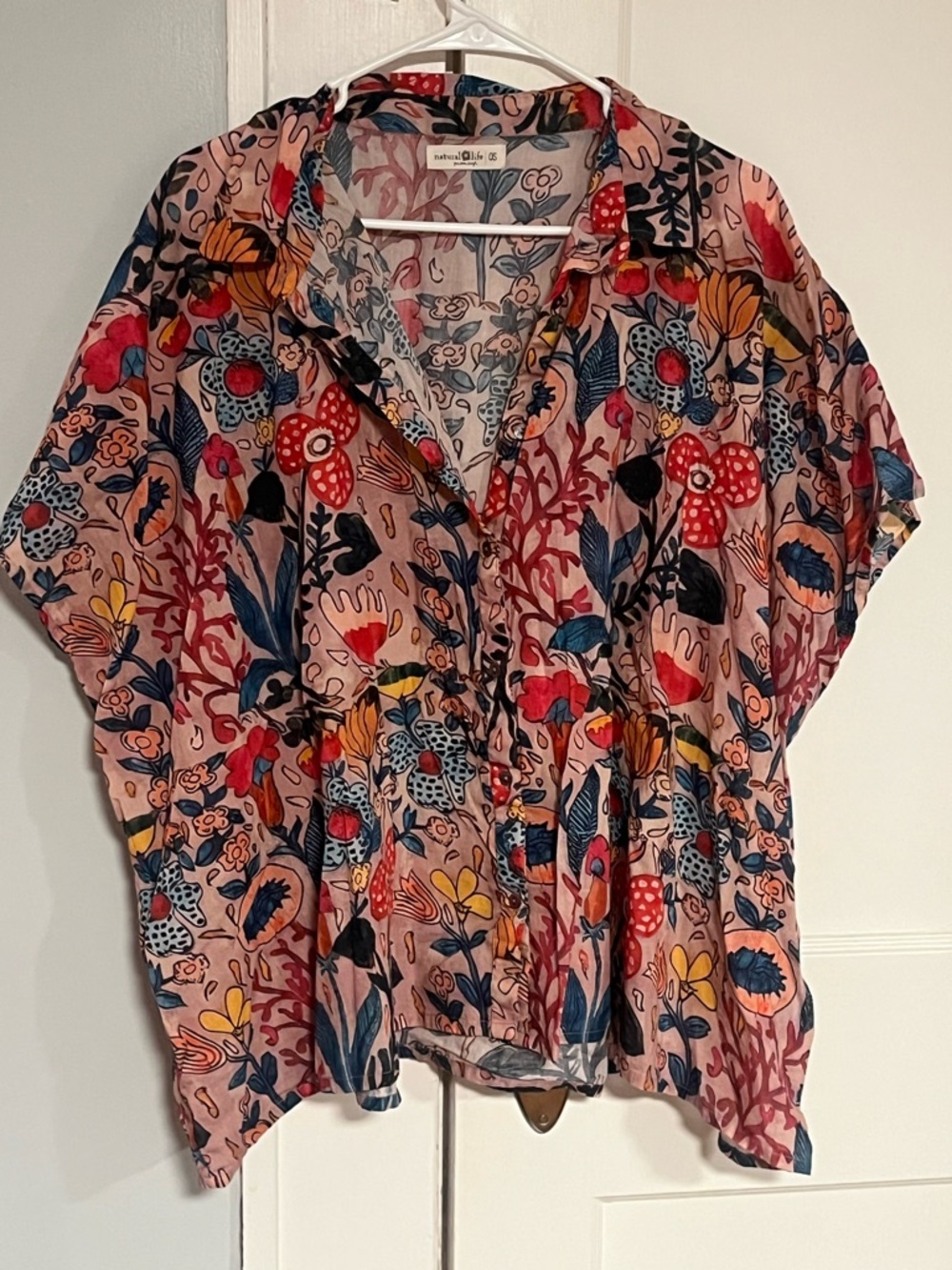 Natural Lift button down top